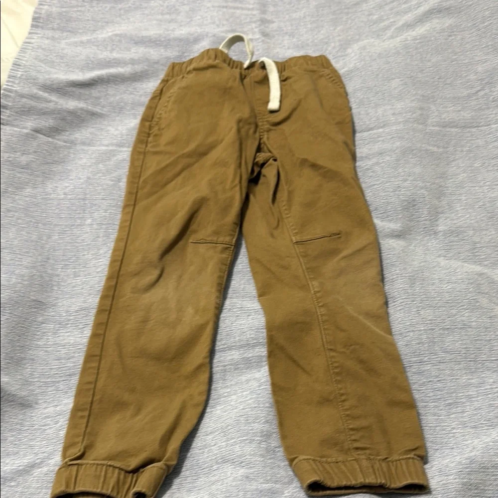 Cat & Jack Tan Jogger Pants - Picture 1 of 7